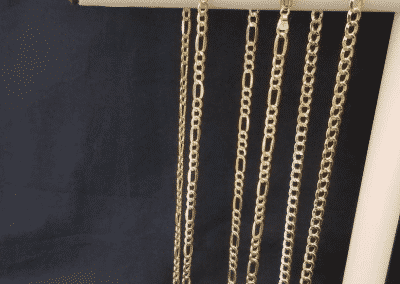 Mens Gold Figaro Chains